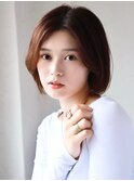 大人可愛い20代30代40代◎似合わせカットイメチェン流しバング