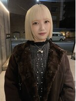 ユルク トウキョウ(jurk tokyo)&nbsp;1ブリーチでできるブロンドヘア