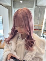 アオゾラヘアー 本店(AOZORA HAIR) 艶髪×ライトピンク