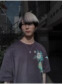 Y/ダブルカラー/ホワイトカラー/ブラック/ツートーンカラー