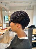 【soy-kufu】MEN'S HAIRアッシュブラックカルマパーマ