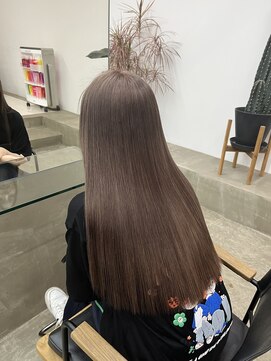 エートル 西金沢(etre) マロンブラウン10代20代30代ワンカラーチョコレートブラウン
