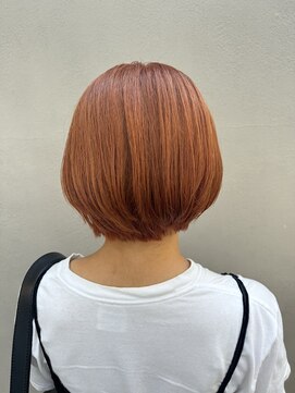 シアン(CYAN) 【CYAN】#10代#20代#ブリーチカラー#オレンジブラウン