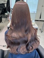 ペレ 栄店(PELE)&nbsp;前髪/アンブレラカラー/こなれミディ/イメチェン/ウェーブパーマ
