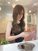 ジーナ 福岡藤崎(Zina)&nbsp;[Zina藤崎]髪質改善/オリーブベージュ/韓国ヘア/前髪/顔周り