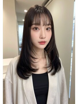 ドロシー 郡山桑野店(Dorothy) イメチェンハッシュカットフルバング似合わせレッドブラウン