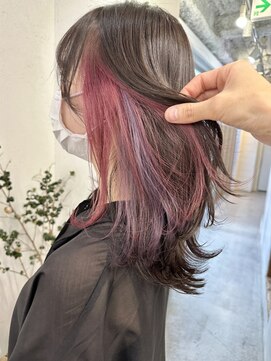 キラ 原宿(KILLA) #イヤリングカラー#インナーカラー#ダブルカラー#レイヤー#小出