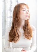 武蔵小杉/髪質改善/チェリーブラウン☆フェミニンロングc