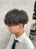 【メンズ限定】カット＋波巻きパーマ