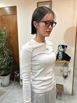 イット(it.)&nbsp;【yuna】美髪矯正bob × ブリーチなしグレージュ