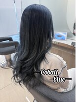 アース 浦安店(HAIR&MAKE EARTH) ダブルカラーで作る、コバルトブルー♪