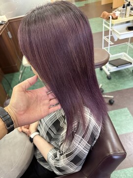 シャンプー ボーイ 宮崎柳丸店(SHAMPOO BOY) ブリーチ1回/ラベンダー