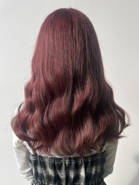 ロックス バイ マグ 松本(rocks BY MAG) チェリーレッド暖色カラーボルドーワインレッド春カラー