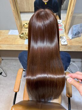 イオエ 三宮(ioe) /髪質改善/ロング/暗髪カラー/艶カラー/小顔ヘア/縮毛矯正