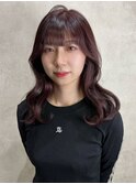 黒髪クラゲヘアーオリーブグレー小顔ココアベージュ