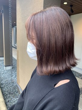 ナンブスカイ(nambu-SKY) bitter chocolate brown ×外ハネボブ