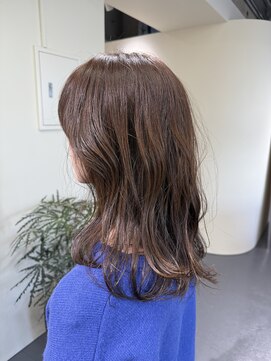 セルニ 福島(SELNI) 10代20代30代　透明感グレージュ/ミディアムレイヤー