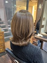 グランアージュ 池袋東口店(grandage) 大人レイヤーレイヤーボブ レイヤーカット くびれヘア白髪ぼかし