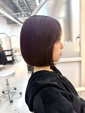 シダ(sida SAIIN) 春おすすめボブ/ボルドーカラー【京都西院】