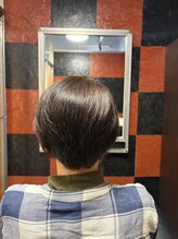 ヘア アパース(hair a paz) 前下がりショートボブ