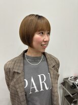 サラ 山口店(SARA)&nbsp;まとまるショートボブ×柔らかブラウン