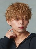 ダブルカラー/ブリーチ/ミルクティー/ヘアカラー/men's