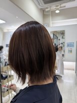 ヘアーメイク ニューヨーク 千駄木店(Hair Make NEWYORK)&nbsp;切りっぱなし外はねスタイル