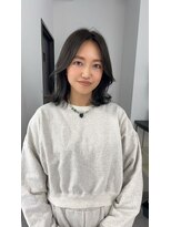 ソルコディ コクラ(SOL.cody kokura) 縮毛矯正/ワンホンレイヤー/ミルクティーブランド/ダークブルー