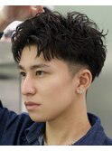シャドウパーマアクティブショートパーマ波巻きスパイラルパーマ