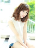 【MUSE】ゆるふわボリューミィ鎖骨ミディ パーマはMUSEで♪