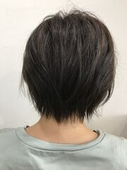 【ALIUS 池袋 小川真一】アッシュベージュ ショートマッシュ