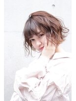 ネオリーブ コパン 鶴見店(Neolive copain)&nbsp;あご下ボブ×ゆるウェーブパーマ neolivecopain