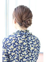 ヘアサロン ティファレス(Hair Salon TIPHARETH)&nbsp;三つ編みシニオン