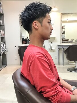 アンルポン(un.le.pont) [m]かき上げヘアショートレイヤーソフトツーブロアップバング