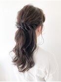 【yuka】パーティヘアセット◎ハーフアップスタイル