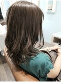 マットアッシュ　コテ巻き仕上げ