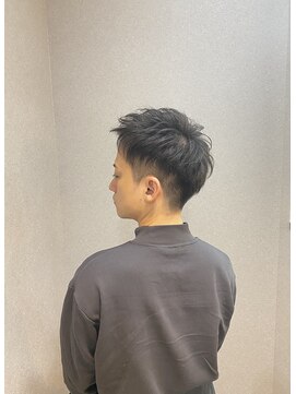 ウェッジ プレミアムヘアーサロン(WEDGE) 黒髪 × モテ髪ツーブロックショート