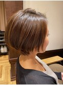ショート/後楽園/白髪ぼかし/髪質改善/ハイライト/春日