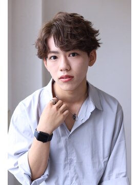 ソイクフ(SOY KUFU) MEN’SHAIR波巻き束感マッシュパーマ