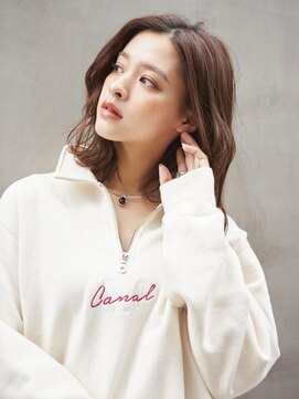 カナン 銀座(CANAAN) 【韓国スタイル】艶カラー×くびれミディ