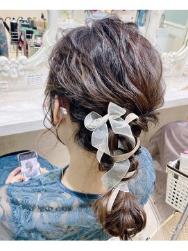 セットサロン マオ(MAO) MAO リボンアレンジ編み下ろし