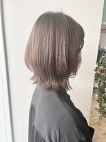 エクラバイナチュラル(eclat by Natural) くびれヘア×天使の羽バング（ボブレイヤー/くびれミディ/ボブ）