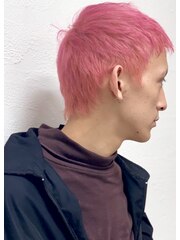 韓国ヘア/髪質改善/ピンク/ブリーチ/ケアブリーチ