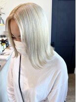 アーブル ヘアーアンドメイク(ARBRE) ホワイトブリーチダブルカラーボブ髪質改善トリートメント