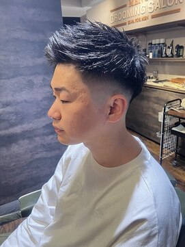 エクファフォーメン(EX-FA FOR MEN) ハイライト/マッシュパーマ/ウルフ/アッシュブラック/フェード