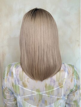 ニスル センター南店(NISURU） 似合わせカット/大人ガーリー/ダークアッシュ/着物/センター南