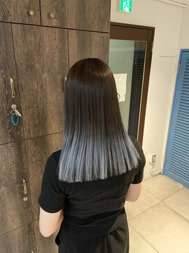 アジールヘア 池袋東口店(agir hair) 20代30代大人可愛いダブルカラーアッシュグレージュミディ池袋