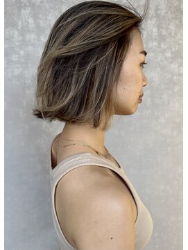 ジェコ(gecko) 【gecko.ERIKO】ボブ×海外風ハイライト