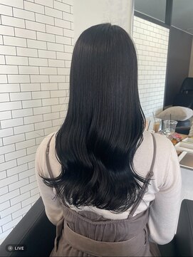 リベルテ 岡崎店(Liberte) 艶カラー♪ブルーブラック