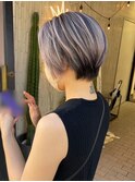 丸みショート/立体感/ハイライト